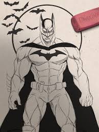 For boys and girls, kids and adults, teenagers and toddlers, preschoolers and older kids at school. Dhaxina Batman Sketch Digital D