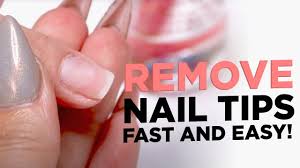 remove nail tips