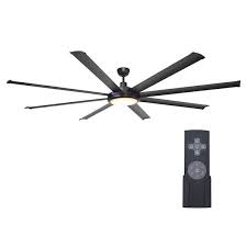 8 blade matte black ceiling fan