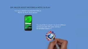Hi does anyone know how to unlock a moto g6 play off tesco network, looking for an app or free code. Sim Unlock Boost Motorola Moto G6 Play Xt1922 7 For All Networks Youtube