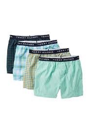 Tommy Hilfiger Slim Fit Woven Boxers Pack Of 4 Nordstrom Rack
