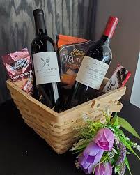bold beautiful wine gift basket old