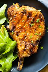 grilled pork chops green healthy cooking
