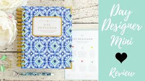 Mini Day Designer 2018 Planner Review Walk Through Goal Setting Ideas Daily Planning