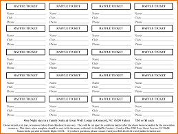 Sample Tickets Template Free Printable Blank Tickets
