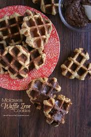 moles waffle cookies with chocolate