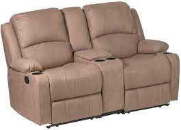 double recliner rv sofa console