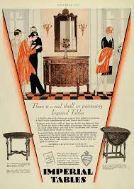 Imperial Furniture Co 1929 Vintage