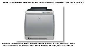 Hp color laserjet cp5225 is chosen because of its wonderful performance. How To Download And Install Hp Color Laserjet 2600n Driver Windows 8 7 Vista Xp Youtube