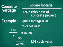 how to figure concrete yardage 14