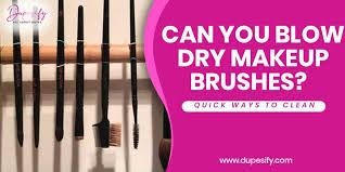 can you dry makeup brushes quick