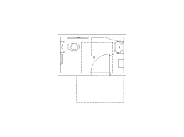 Disabled Toilet Room Plan Free Cad