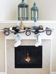 holiday house fireplace mantel