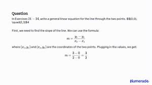 General Linear Equation