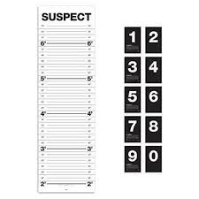 Suck Uk Mugshot Height Chart Wall Growth Chart For Kids Adults Party Pho Ebay