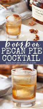 bourbon pecan pie tail basil and