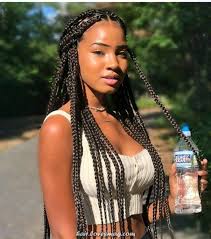 Ghana braids originated in africa and date back to 500 bce where they could be seen in hieroglyphs and even the the braids are usually started with the client's natural hair, then braided to or past the nape. Ghana Hairstyles On Instagram Field Braids Jaydechanda Boxbraids Hair Lovesmag Com