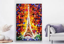 Paris Canvas Art Eiffel Tower Wall Art