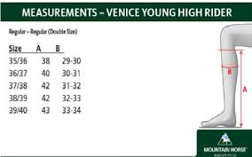 Venice Size Chart Saddles And Style