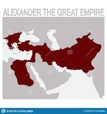 Map of the Alexander the Great Empire ...