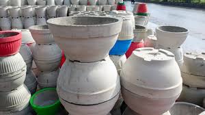 cement pot at home diy flower pots
