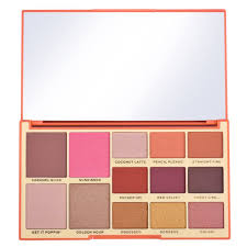 face and eyeshadow palette makeup