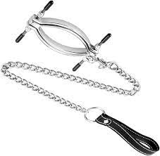 Amazon.com: Labia Clitoris Clip with Stainless Steel Adjustable Pussy Clamp  and Leash, Clitoris Stimulator Teasing G Spot Massage Device, Adult Sex  Bondage Restraint BDSM Erotic Sex Toy for Women & Couples :