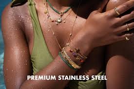 stainless steel jewellery waterproof