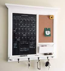 Black Dry Erase Calendar Bulletin Board