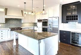 white kitchen with gray granite
