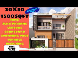 30x50 House Plan 4bhk 1500 Sqft