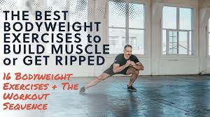 the best bodyweight exercises to build
