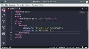 3 bahasa ini adalah html, css dan javascript. Pemrograman Javascript Langkah Awal Belajar Javascript