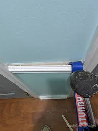 A Chair Rail And Repair The Walls For Paint