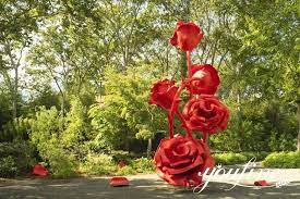 Large Metal Flower Sculpture You Fine