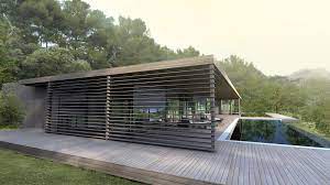 maison d architecte en bois résolument