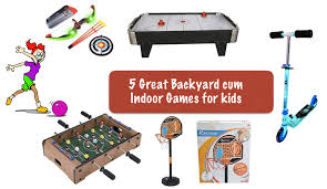 best backyard indoor games for kids