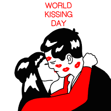 worst world kissing day gif