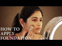 how to apply foundation on indian skin