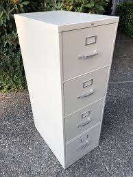 almond vertical file cabinet