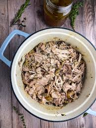 pulled pork with italian herbs