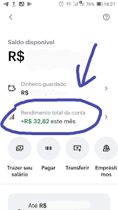 dinheiro nuconta não está rendendo