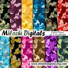 Military Scrapbook Paper Army