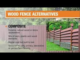Types Of Fences The Home Depot
