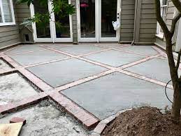 Concrete Backyard Diy Patio Pavers