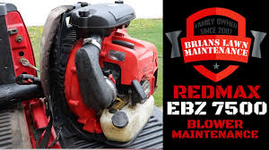 Redmax Ebz7500 Basic Blower Maintenance