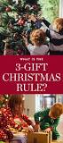 What is the 3 gift rule for Christmas?
