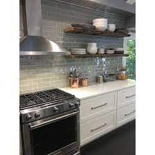 Pearl Gray 3x6 Glass Subway Tiles