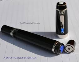 Montblanc Boheme Bleu Fountain Pen Review Best Fountain Pen