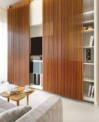 Interior Sliding Wood Panels